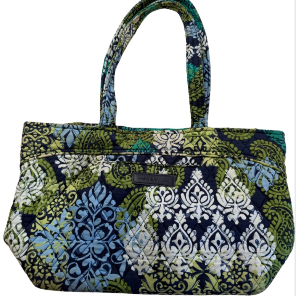 Vera Bradley Navy Caribbean Sea Mandy Small tote